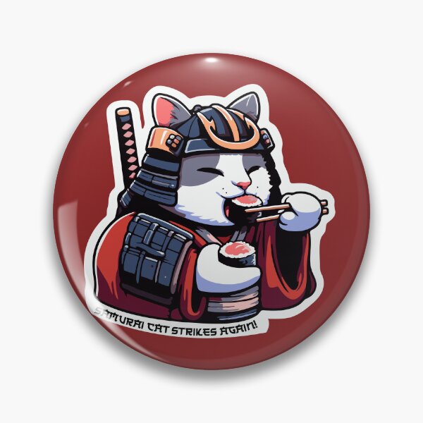Item preview, Samurai Cat designed and sold by GOLDENLIONPERU.