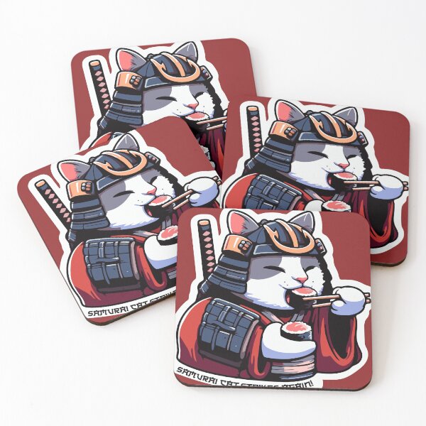 Item preview, Samurai Cat designed and sold by GOLDENLIONPERU.