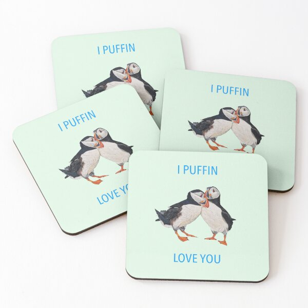 Item preview, I Puffin Love You designed and sold by IslesArt.