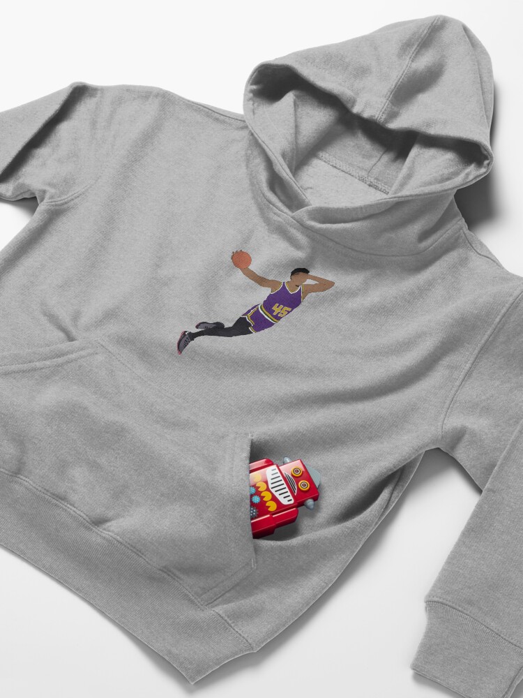 Alternate view of Donovan Mitchell "The Mailman" Kids Pullover Hoodie