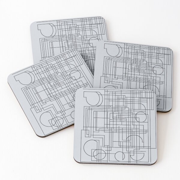 Item preview, Geometric Single Line Pattern designed and sold by TondoMeander.