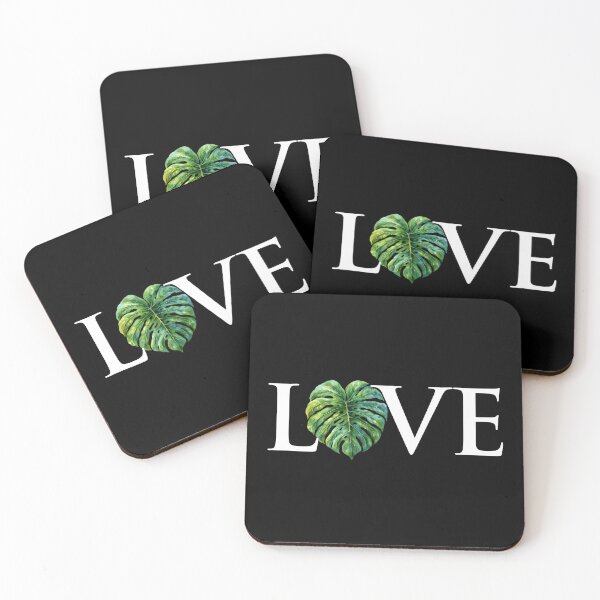 Item preview, LOVE | Monstera Leaf Edition designed and sold by Altered Pixels.