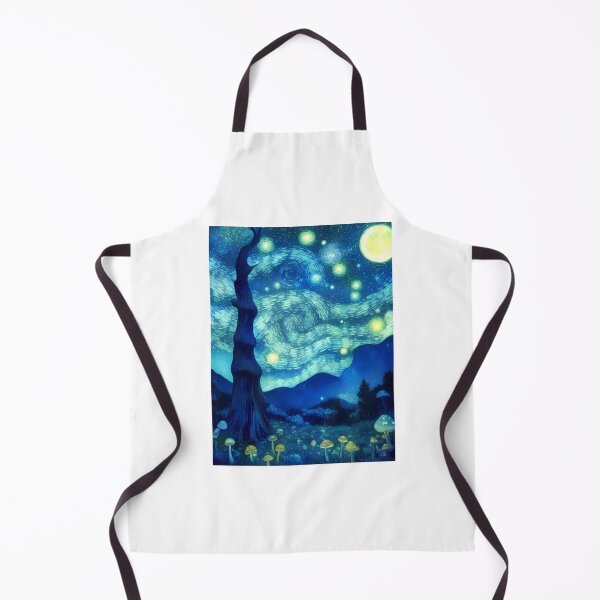Item preview, Blue Starry Night - Magic Mushroom Forest #55 designed and sold by Scarlet Swan.