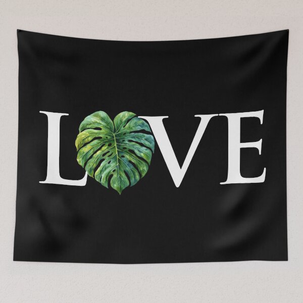 Item preview, LOVE | Monstera Leaf Edition designed and sold by Altered Pixels.