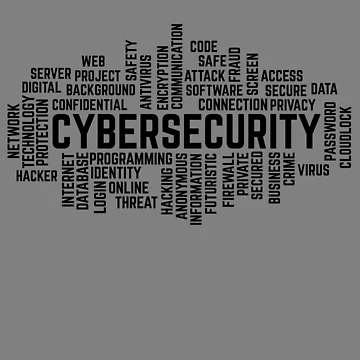Imagen de la obra Cybersecurity Word Cloud Cyber Security Gift Cybersecurity Gear de DynamicDesign