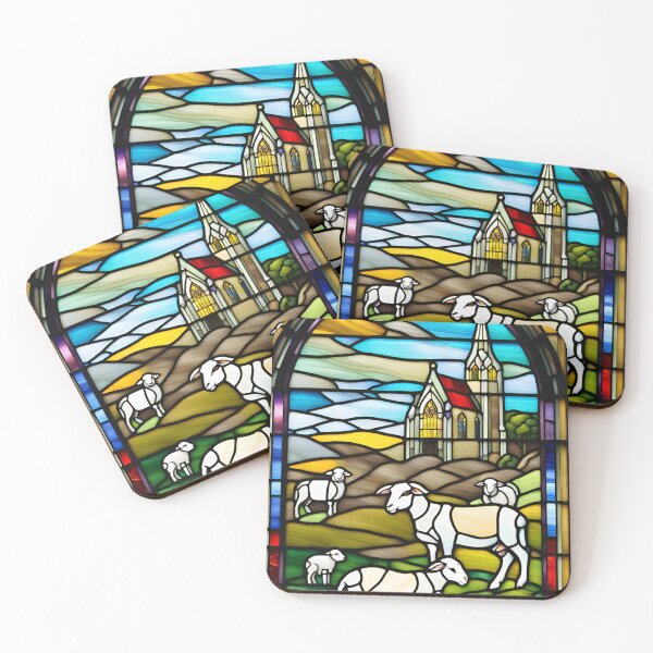 Item preview, Stained glass church 1 designed and sold by TwilightTints.
