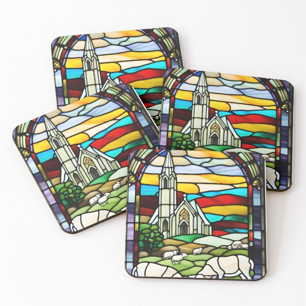 Item preview, Stained glass church 2 designed and sold by TwilightTints.