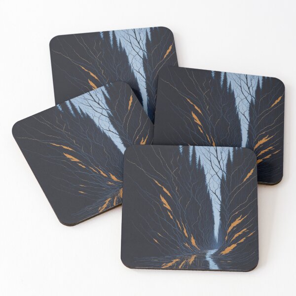 Item preview, Impressionism Golden Forest designed and sold by TondoMeander.
