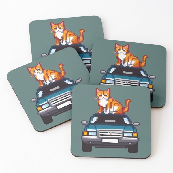 Item preview, Cat Commander Road Trip  designed and sold by Pixelartshirt.
