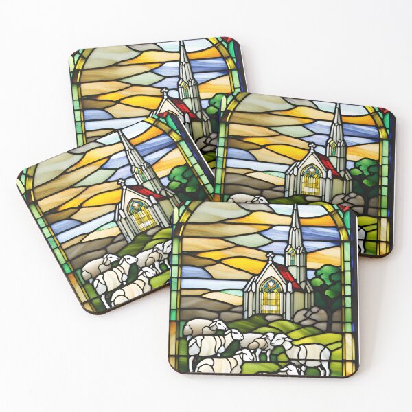 Item preview, Stained glass church 3 designed and sold by TwilightTints.
