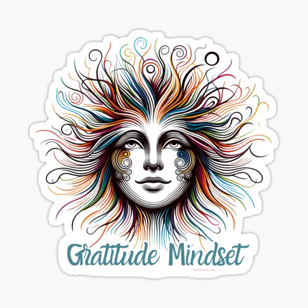 Gratitude Mindset Sticker