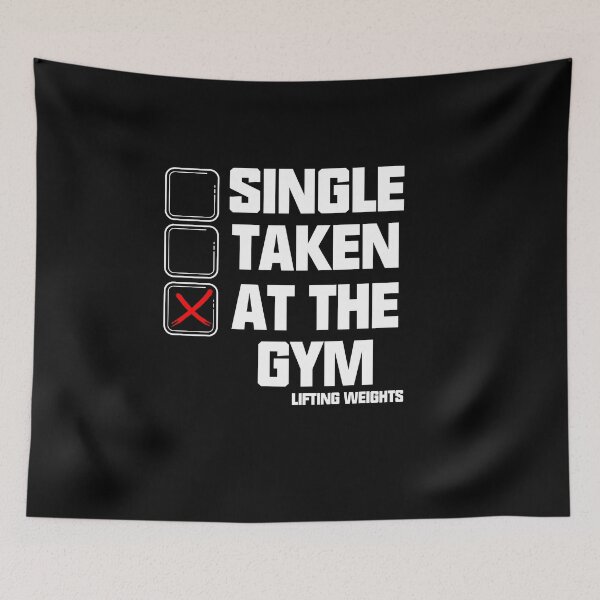 Item preview, Single Taken At The Gym Lifting Weights designed and sold by HardAesthetics.