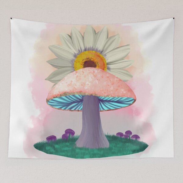 Item preview, Daisy Crowned Fungus designed and sold by AdriaCaps Art & Design.