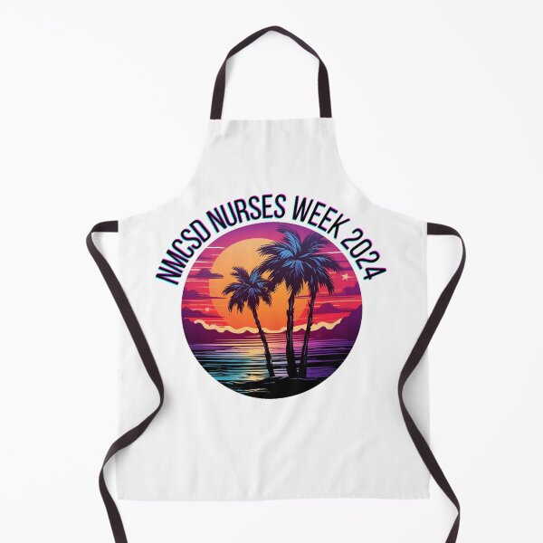 Item preview, Retro summer sunset palms nmscd nurses week 2024 designed and sold by SmileshareShop.