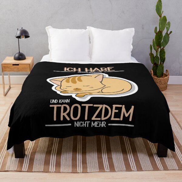 Item preview, Cute lazy cartoon cat - funny saying cozy designed and sold by DerNerd.