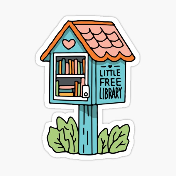 Item preview, Little Free Library designed and sold by treewitheyes.
