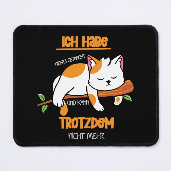 Item preview, Sleeping Lazy Cartoon Cat - Funny Saying Cozy designed and sold by DerNerd.