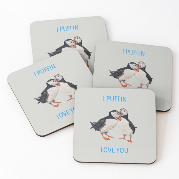 Item preview, I Puffin Love You designed and sold by IslesArt.