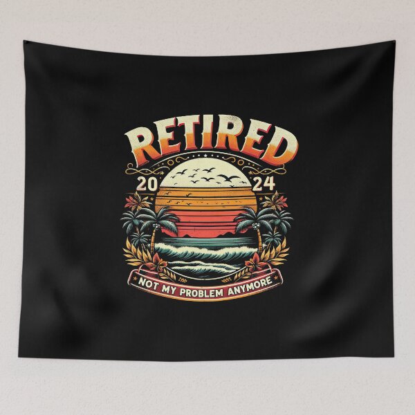 Item preview, Retired 2024 Not My Problem Anymore Retirement T-Shirt designed and sold by MAPDDesigns.