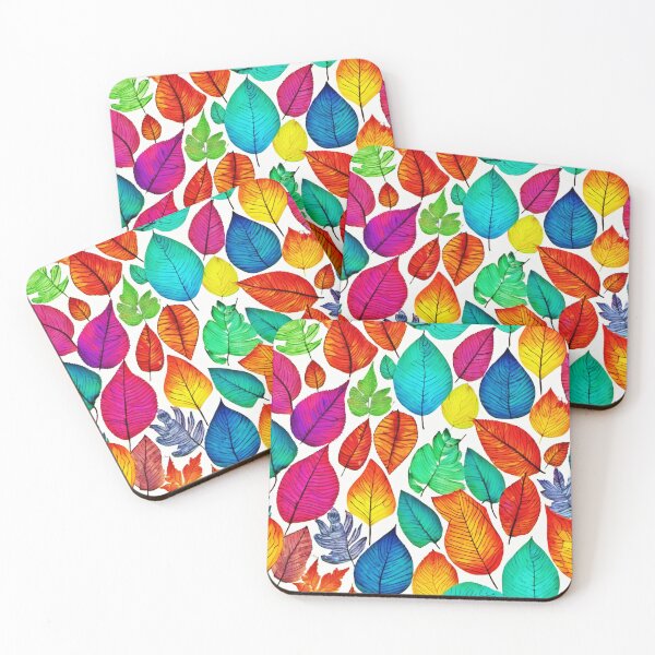 Item preview, Nature's Palette: Colorful Leaf Design designed and sold by Health And Fitness Posts e-Store.