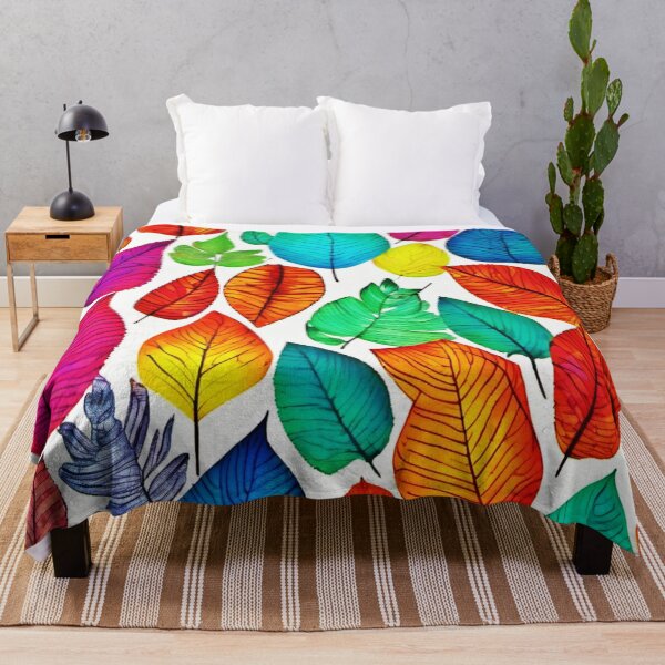 Item preview, Nature's Palette: Colorful Leaf Design designed and sold by Health And Fitness Posts e-Store.
