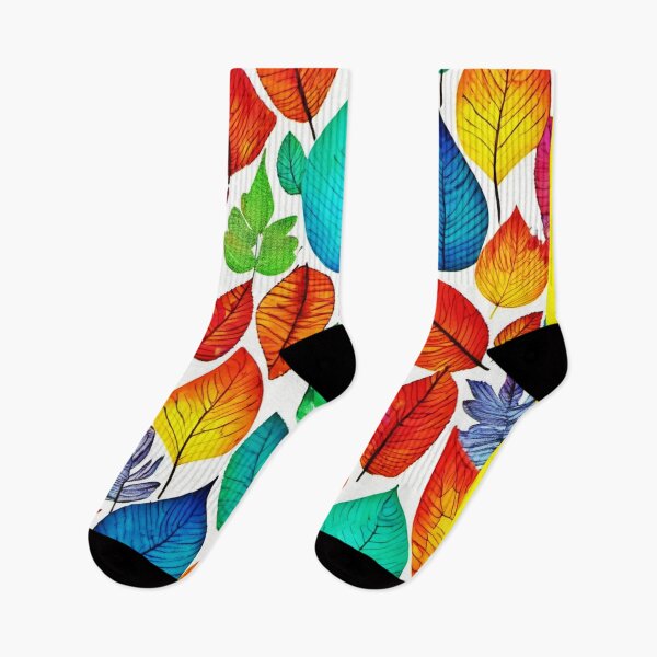 Artikelvorschau, Palette der Natur: Buntes Blattdesign entworfen und verkauft von Health And Fitness Posts e-Store.