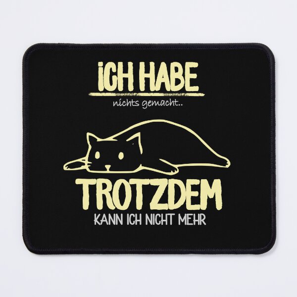 Item preview, Sleeping Lazy Cartoon Cat Doodle - Funny Saying Cozy designed and sold by DerNerd.