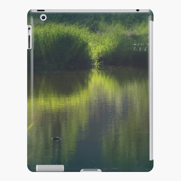 turtle swimming away at Trojan pond, near Goble, Oregon iPad Snap Case