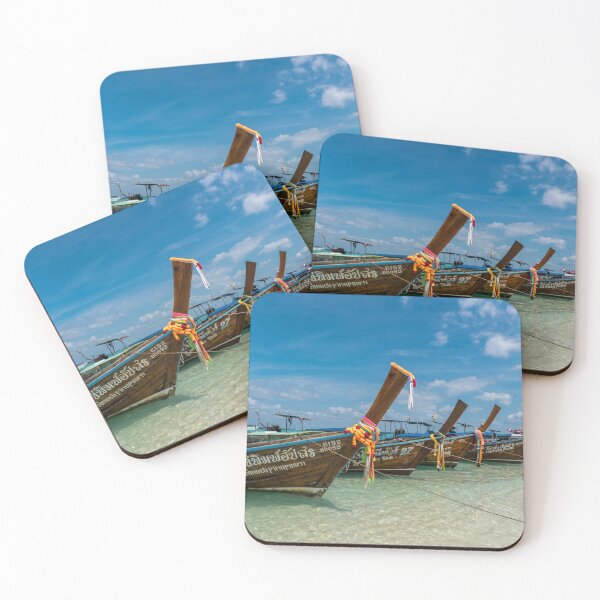 Item preview, Longtail boats at Bamboo island, Thailand designed and sold by JoSowden.