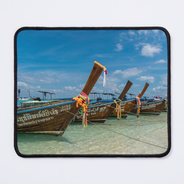 Item preview, Longtail boats at Bamboo island, Thailand designed and sold by JoSowden.