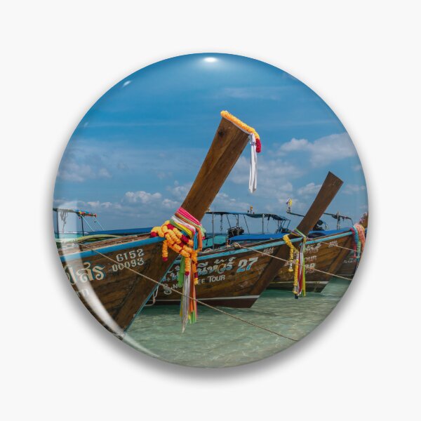 Item preview, Longtail boats at Bamboo island, Thailand designed and sold by JoSowden.