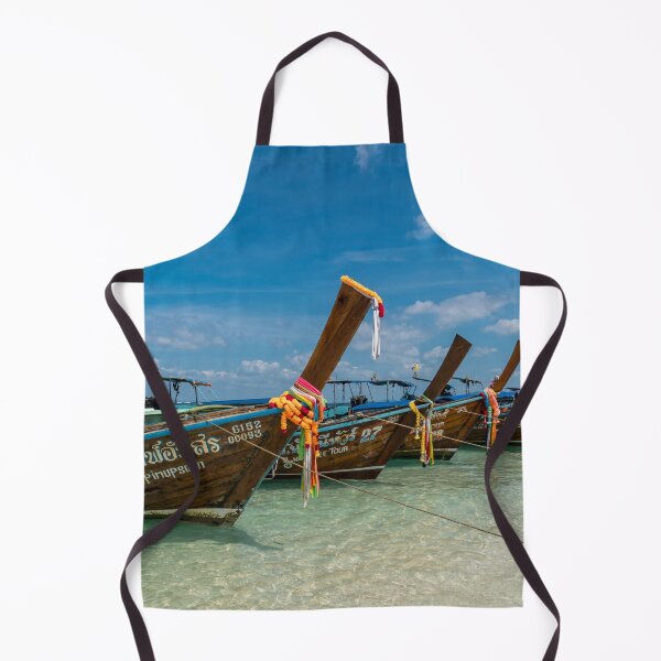 Item preview, Longtail boats at Bamboo island, Thailand designed and sold by JoSowden.