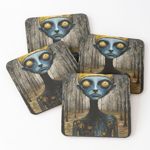 Item preview, Alien in the forest designed and sold by enhan.