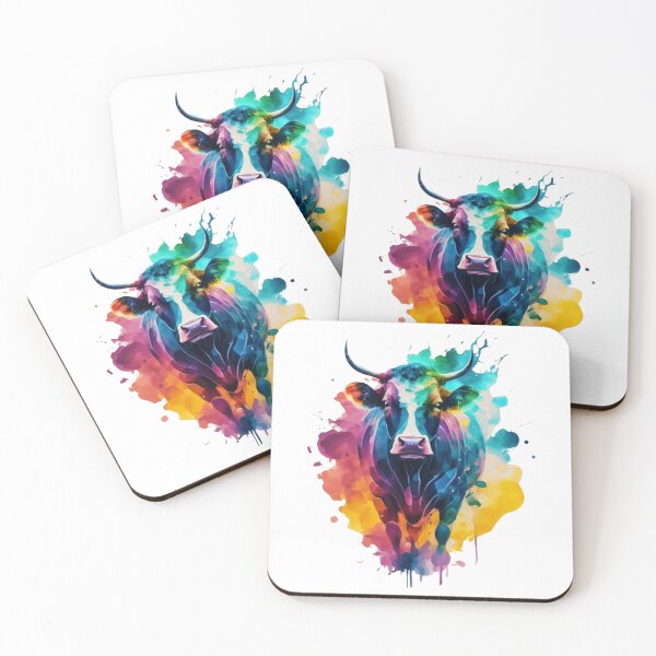 Item preview, Cow Modern Art designed and sold by Art-Design-EM.