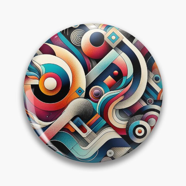 Item preview, abstract shapes and vibrant colors designed and sold by nokoryna.