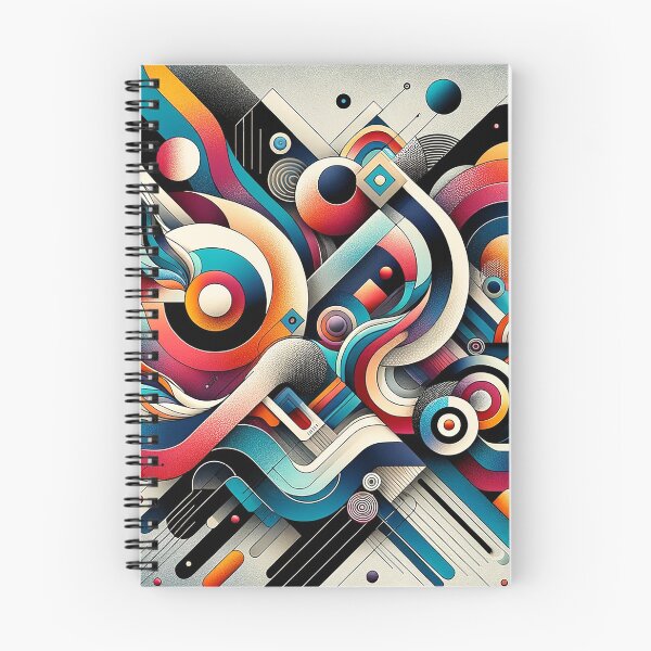 Item preview, abstract shapes and vibrant colors designed and sold by nokoryna.
