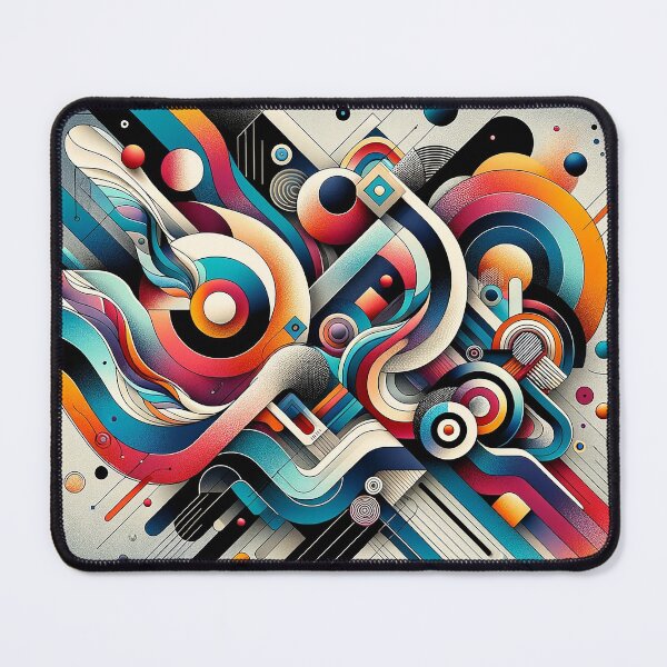 Item preview, abstract shapes and vibrant colors designed and sold by nokoryna.