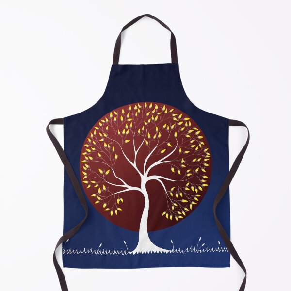 Item preview, Dried tree and the red moon designed and sold by romanticfatman.