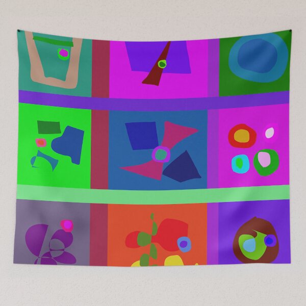 Item preview, A Collection of Nine Abstract Miniatures 19 designed and sold by masabo.