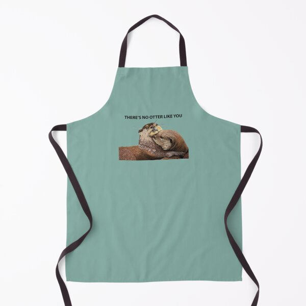 Item preview, Otter couple - Otter art - otter wall art - wildlife art - otter mate - otter family - otter swim designed and sold by IslesArt.