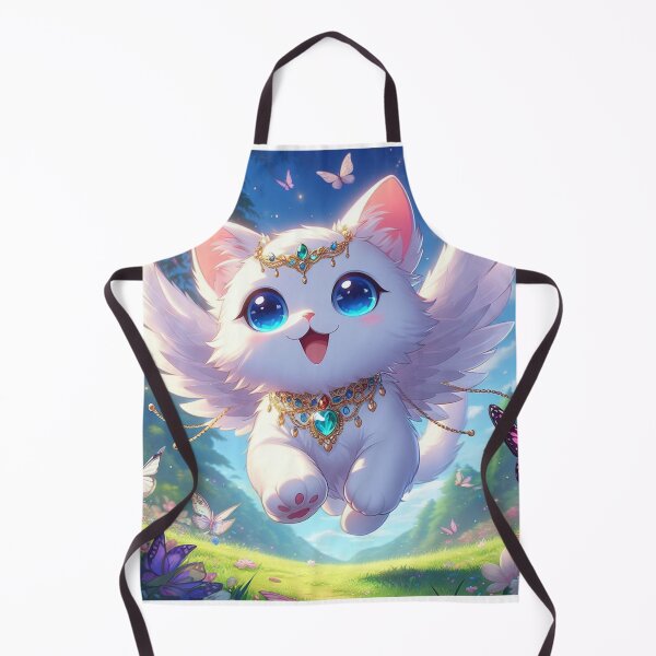 Item preview, White Cat with Wings.  designed and sold by BD-LLC.