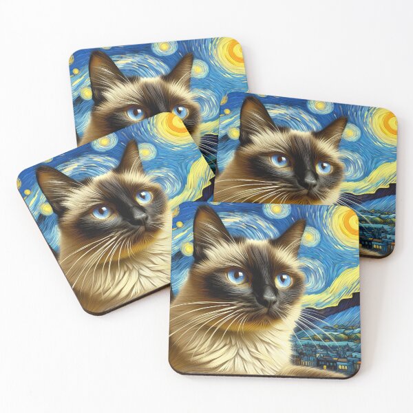 Item preview, Whisker Symphony: Siamese Artistry designed and sold by BastKittyStore.