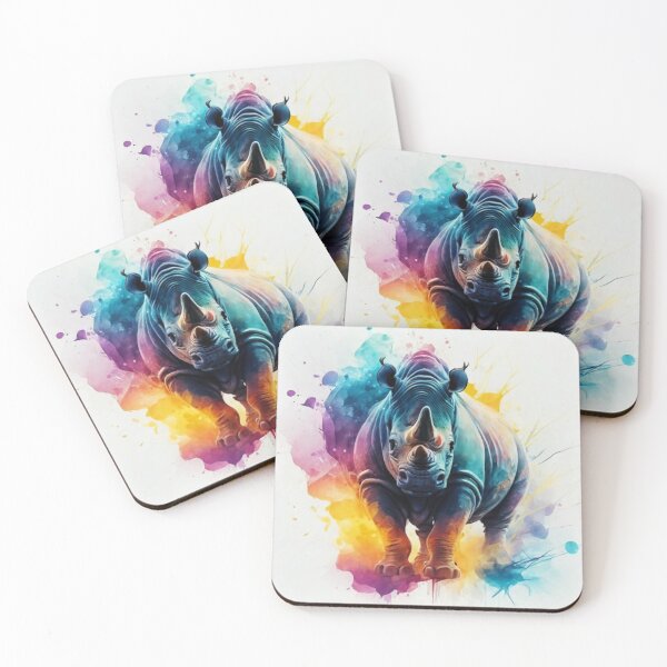 Item preview, Rhino Modern Art designed and sold by Art-Design-EM.