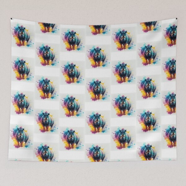 Item preview, Rhino Modern Art designed and sold by Art-Design-EM.