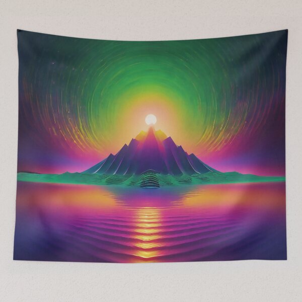 Item preview, Sound waves mountain sun energy designed and sold by wesken.