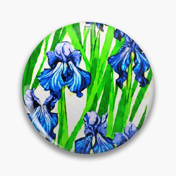 Item preview, Blue Iris Watercolor Pattern  designed and sold by Marymarice.