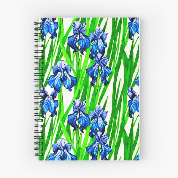Item preview, Blue Iris Watercolor Pattern  designed and sold by Marymarice.