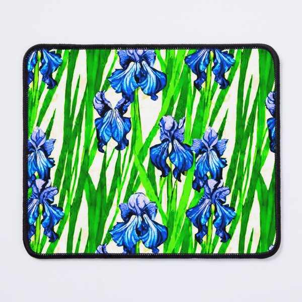 Item preview, Blue Iris Watercolor Pattern  designed and sold by Marymarice.