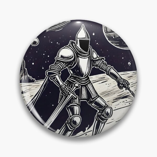 Item preview, medieval knight in space designed and sold by zanyxy.
