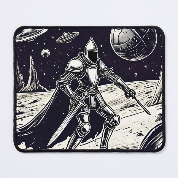 Item preview, medieval knight in space designed and sold by zanyxy.